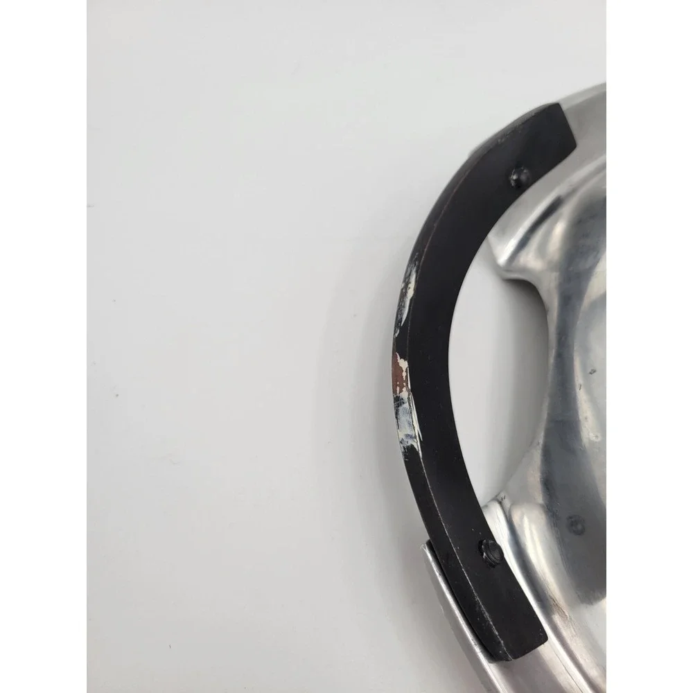Dansk Rivet‎ Serving Bowl aluminum holloware Metal Modern discontinued 16